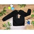 Lovely Bear Black ALG 623145 გრძელ მკლავიანი პულოვერი