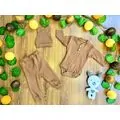 Lovely Romper Set For Baby MURATBABY Brown 6454 საბავშვო ტანსაცმლის ნაკრები