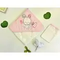 Miniworld Baby Bunny Pink 15993 საბავშვო პირსახოცი