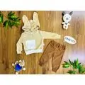 Lovely Bunny Set MURATBABY Beige 6083 საბავშვო ტანსაცმლის ნაკრები