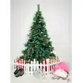 Christmas Tree With Pine Cones And Berries საახალწლო ნაძვის ხე დათოვლილი ბოლოებით გირჩით და კენკრით 210 სმ (OT025)