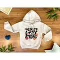 Always Stay Strong ALG 723471 საბავშვო ჰუდი White