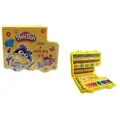 Play-Doh 64 Pieces Stationery - Paint and Activity Set ST002 სახატავი საღებავებისა და ფანქრების ნაკრები