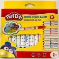 Play-Doh Felt-tip Pen 12 Colors KE020 ფერადი ფლომასტერების ნაკრები