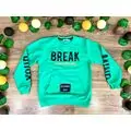 BREAK ALG 323476 საბავშვო გრძელ მკლავიანი მაისური TURQOISE