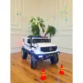 Mercedes-Benz Unimog Jeep White - საბავშვო ელექტრო მანქანა