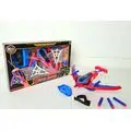 MARVEL SPIDER MAN BOW AND ARROW SOFT BULLET LAUNCHER 564-936 სუპერგმირი ადამიანი ობობას ბლასტერი მშვილდი