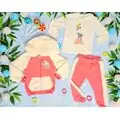Little Elephant 3IN1 SET 40382 საბავშვო სპორტული სამეული Peach