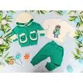 Summer Lover Bear 2IN1 SET 40372 საბავშვო სპორტული სამეული Green