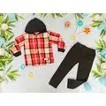 Burberry 2IN1 SET 13190 საბავშვო სამოსის ნაკრები Red