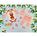 New Year Rudolf 3in1 Set 0280 ჩვილის სამოსის ნაკრები