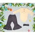 Beautiful Set 2in1 MURATBABY 6803 Gray საბავშვო ტანსაცმლის ნაკრები