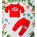 KITKAT Set Red 1002 საბავშვო ტანსაცმლის ნაკრები