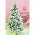 Snow-Covered Christmas Tree With Pine Cones დათოვლილი საახალწლო ნაძვის ხე გირჩით 210 სმ (OT719)