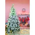 Snow-Covered Christmas Tree დათოვლილი საახალწლო ნაძვის ხე 210 სმ (OT736)