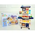 MODERN KITCHEN TABLEWARE SET BLUE ფუნქციური საბავშვო სამზარეულო OT2115