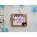 Caramell newborn baby handkerchief ახალშობილის პირსაწმენდი 9029 pink