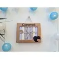 Caramell newborn baby handkerchief ახალშობილის პირსაწმენდი 9338 blue
