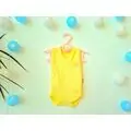 Newborn Baby Bodysuit ATES BABY ჩვილის ბოდე 3247 yellow