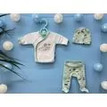 Caramell newborn baby 3in1 set ახალშობილის ტანსაცმლის კომპლექტი 8120 green