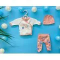 Caramell newborn baby 3in1 set ახალშობილის ტანსაცმლის კომპლექტი 8125 pink