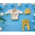 Caramell newborn baby 3in1 set ახალშობილის ტანსაცმლის კომპლექტი 8120 yellow