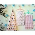 Caramell newborn baby blanket ახალშობილის გასახვევი 9035 pink hearts