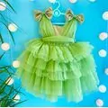 Baby Princes Dress Quality Kids - საბავშვო კაბა 1171 Dark Green