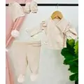 Vintage 4in1 Set MURATBABY 7590 Beige საბავშვო ტანსაცმლის ნაკრები