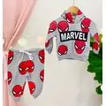 MARVEL Spider Man Set MURATBABY Grey 7611 საბავშვო ტანსაცმლის ნაკრები