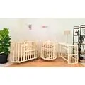Tahterevalli IVY Knitted Cream ახალშობილის პრემიუმ კლასის ტრანსფორმერი საწოლის კომპლექტი