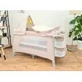 Cangaroo ISLEEP BEIGE ორ დონიანი საწოლ-მანეჟი