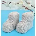 Baby Knitted Socks 4022 BABYMY საბავშვო წინდები GREY