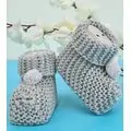 Baby Knitted Socks 5050 BEBICCINO საბავშვო წინდები Dark Grey