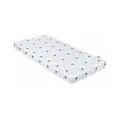 KikkaBoo-ს ბამბის მატრასი Mattress Fantasia 60x120x9cm Stars Grey