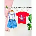 Save The Planet Short And Shirt Set კომბინიზონი