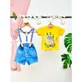 Save The Planet Short And Shirt Set კომბინიზონი