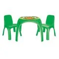 Pilsan- ის მაგიდა და 2 სკამი 03 422 - KING STUDY TABLE WITH TWO CHAIRS Green