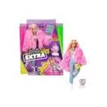 BARBIE Extra Doll With Unicorn-Pig მოდური სათამაშო თოჯინა აქსესუარებით