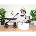 Cangaroo Baby Stroller 4 in 1 Florence beige საბავშვო ეტლის კომპლექტი