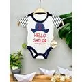 Bodysuit Hello Sailor ჩვილის ბოდე