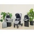 KikkaBoo Madrid 4in1 Dark Grey Melange საბავშვო ეტლის კომპლექტი