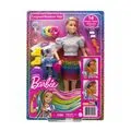 Barbie Leopard Rainbow Hair Doll GRN81 ბარბის თოჯინა აქსესუარებით