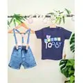 Short And Shirt Set Smile To Day  კომბინიზონი