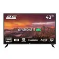 ტელევიზორი 2Е TV LED 43" FHD 43A06K Smart Android, Black