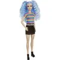 Barbie Fashionistas Doll With Blue Hair GRB61 ბარბის თოჯინა ლურჯი თმებით