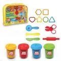 Dede 03293 ART CRAFT GEOMETRIC DOUGH SET IN A BAG საბავშვო პლასტელინის ნაკრები