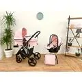 KikkaBoo Beloved Pink 3in1 ახალშობილის ეტლი