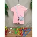Bobix Romper Little Kitten Light Pink ჩვილის რომპერი