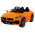 BMW Z4 Orange - ელექტრო მანქანა კაუჩუკის საბურავებით და ტყავის სავარძლით